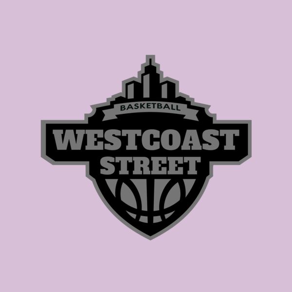 Westcoast Street Basketball League logo template Thumbnail