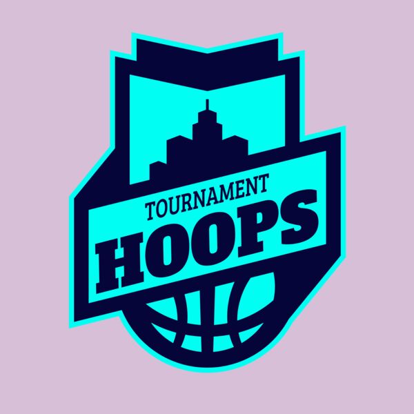 Hoops Tournament Basketball logo template Thumbnail