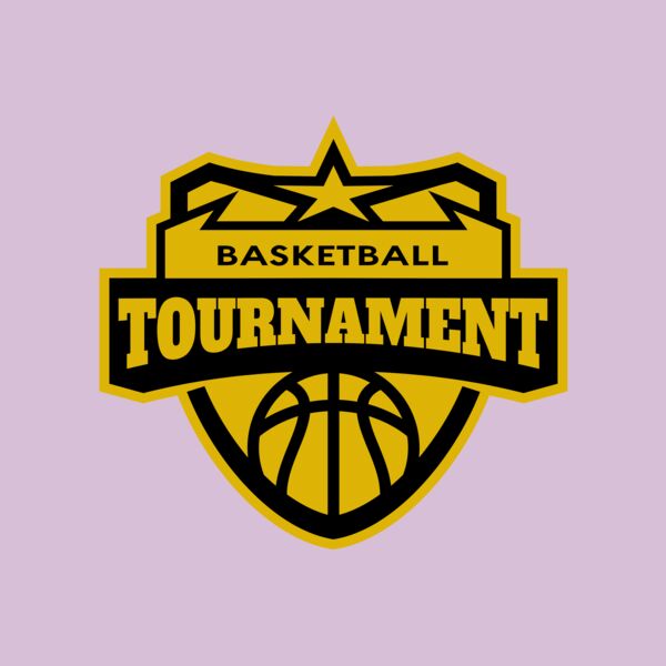 Tournament Basketball logo template 02 Thumbnail